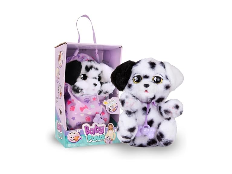Baby Paws - Dalmatian Puppy with Carrier