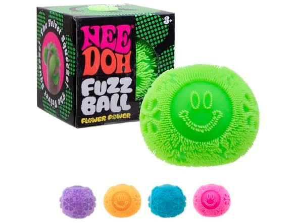 NeeDoh Fuzz Ball Flower Power