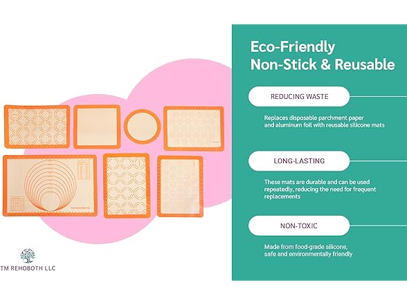 Non-Stick Silicone Baking Mats