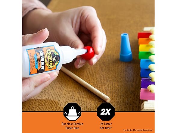 Gorilla Ultimate Super Glue, Pack of 2