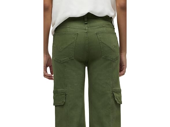 HUDSON Women's Rosie High-Rise Cargo Wide Leg
