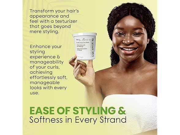 Curls & Naturals Texturizer Hair Softener with Moroccan Argan Oil