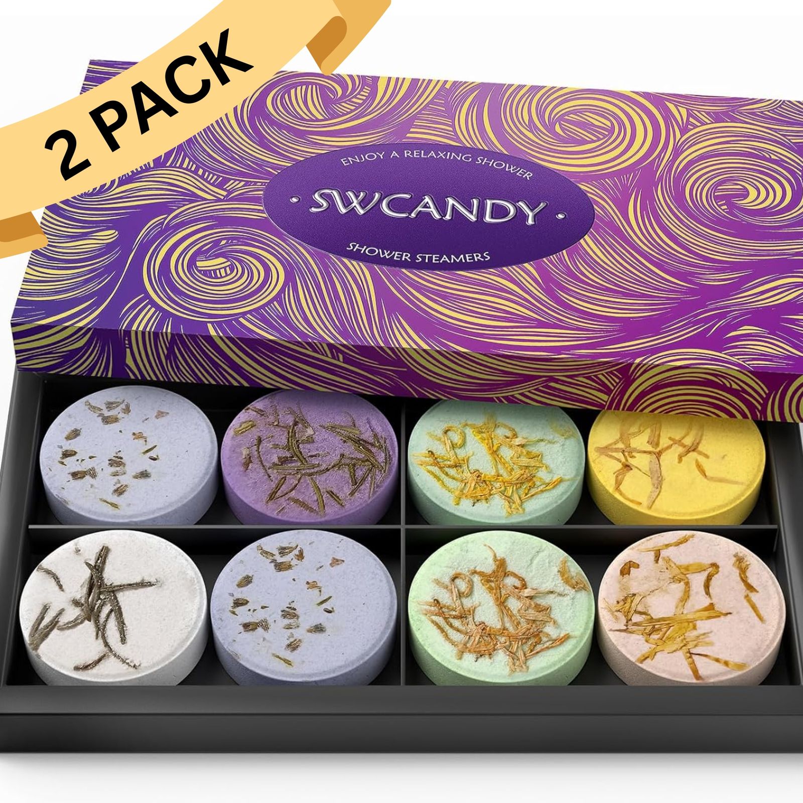 (2-Pack) Aromatherapy Shower Steamers, 8-Ct - Gallery 17