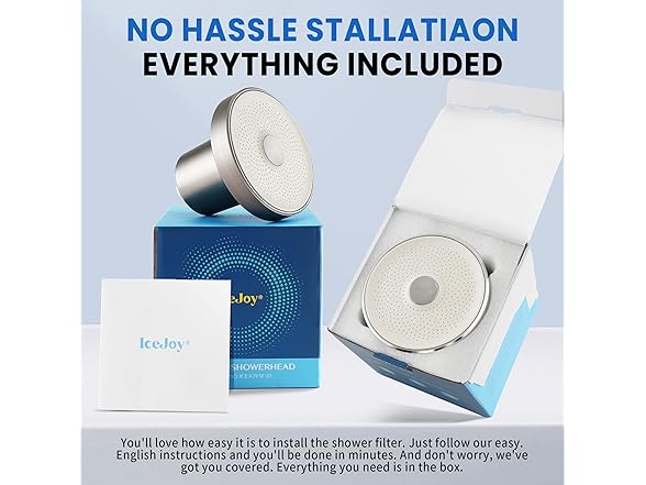 IceJoy Shower Head with Filters