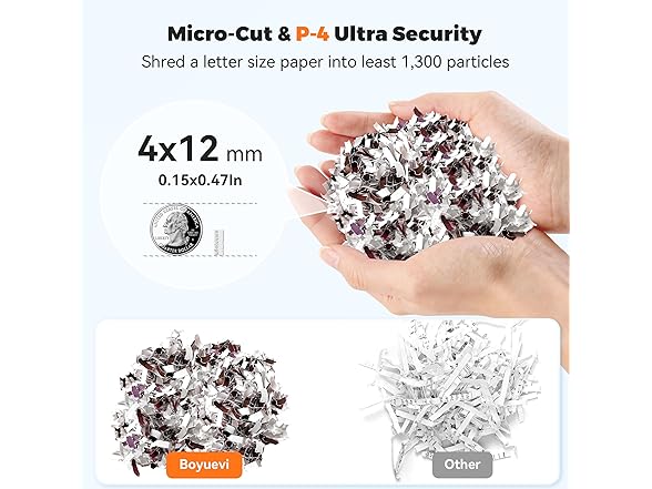 QUIETLEMON paper shredder