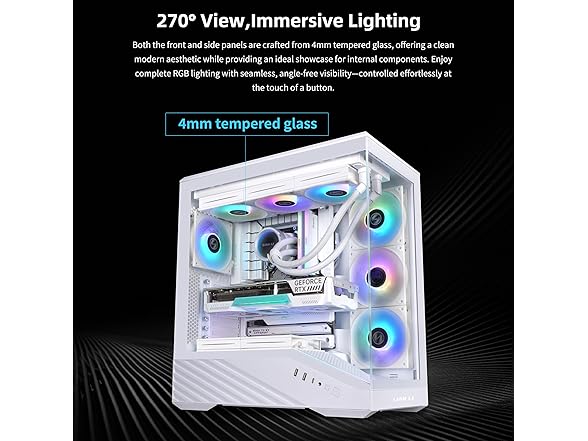 Lian Li V100 ATX Mid-Tower PC Case, LED