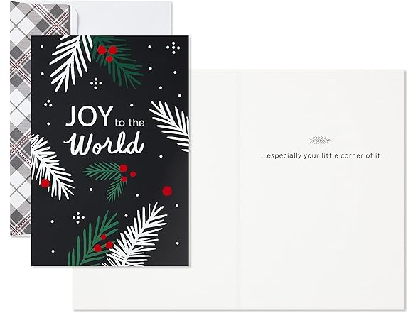 Hallmark Boxed Christmas Cards, Joy to the World