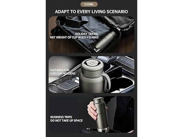 Pure Titanium Travel Kettle