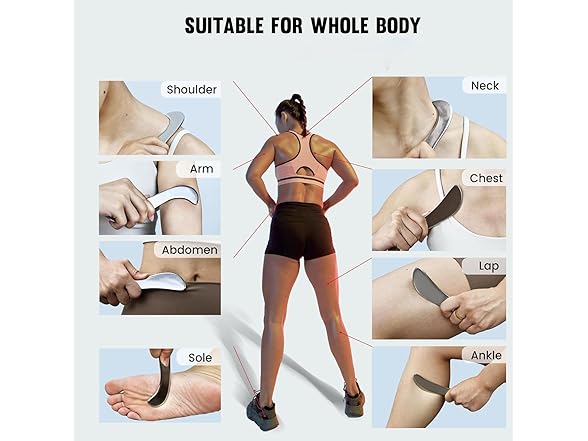 Dr.Pedi Stainless Steel Gua Sha Body Too