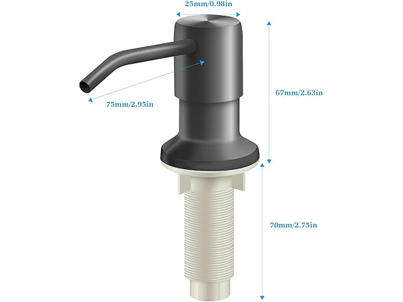 NVMTUUO Soap Dispenser for Kitchen Sink