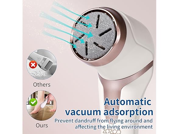 ZOZOO Electric Foot Callus Remover