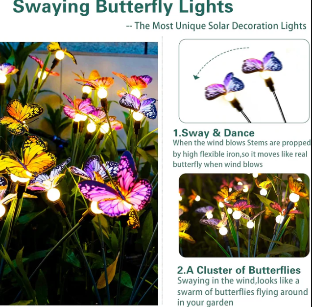 Hakol 4 Pack Solar Garden Lights Solar Outdoor - Gallery 7