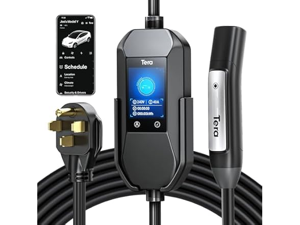 Tera 2025 Level 2 Tesla EV Charger 40A