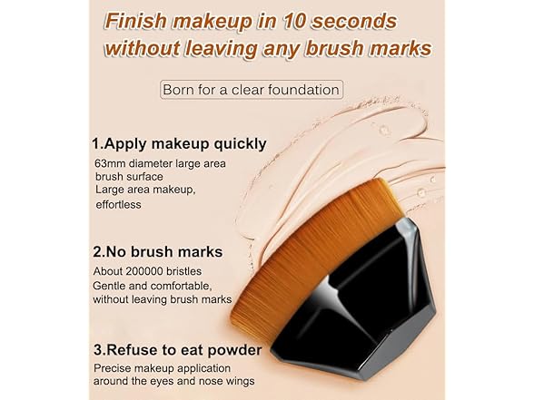 AKOAK 1 Pack Magic Foundation Brush