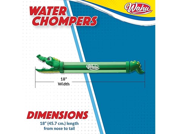 Wahu Water Chompers Alligator Water Blaster