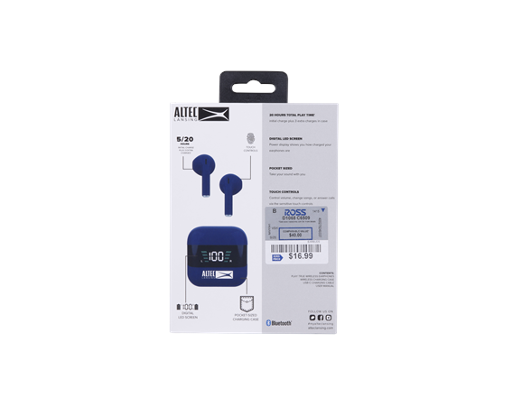 Play TWS Earbuds w/ Display Case (MZX646)