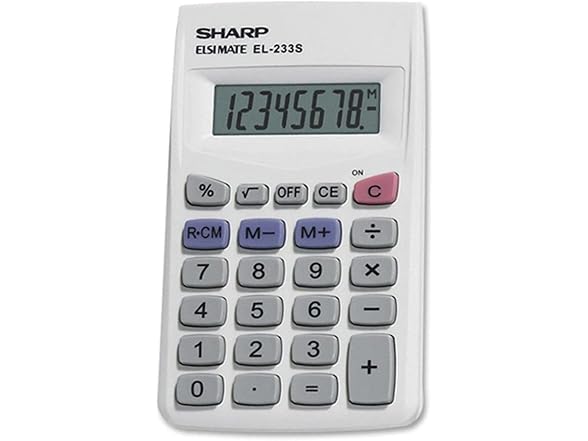 Sharp EL233SB Standard Function Calculator