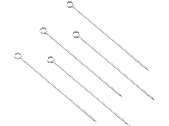 Stainless Steel Cocktail Pick, 4.5 In, 50 Pack