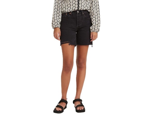 Levis Womens 501 Premium Mid Thigh Short