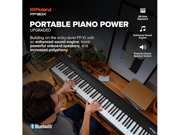 Roland FP-30X Digital Piano with Speaker