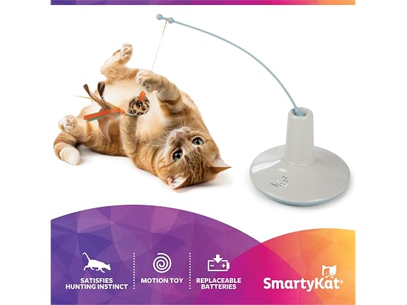 SmartyKat Instincts Wild Wand Toy