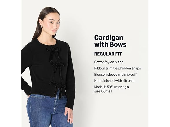Amazon Essentials Women Tie Front Cardigan