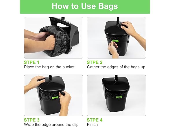 twocorn Pooper Scooper w/Swivel Bin & Rake