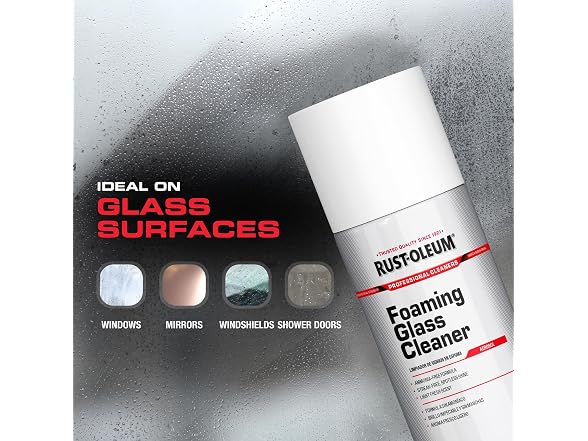 Rust Oleum Foaming Glass Cleaner 20 oz