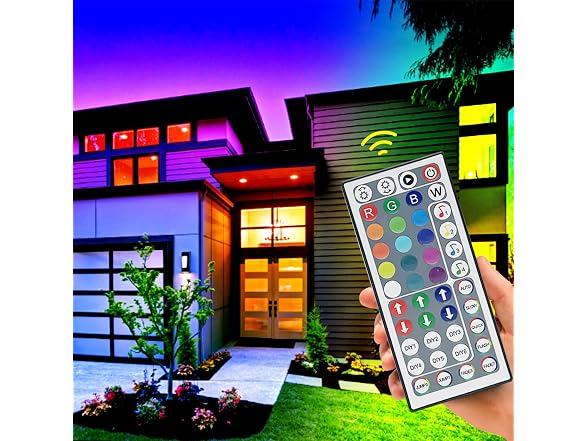 FONEWE 44 Key RGB LED Strip Lights IR