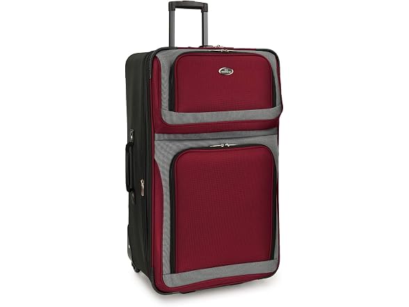 U.S. Traveler New Yorker Lightweight Expandable Rolling Luggage, 4-Piece Set