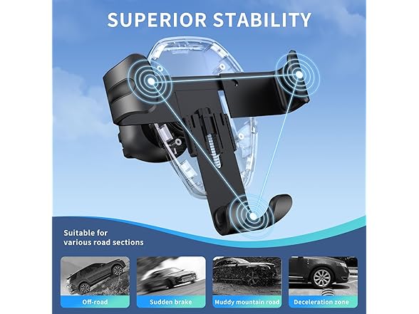 DICEYKNOD Wireless Car Charger