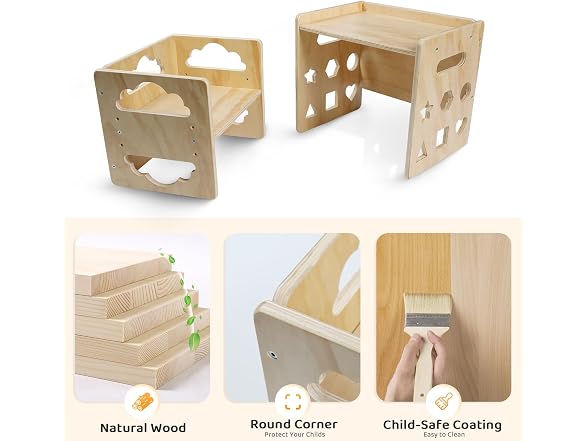Satisure Montessori Weaning Table and Chair Set