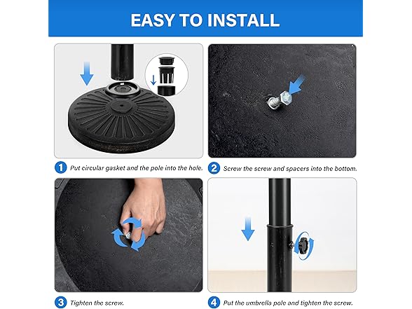 Simple Deluxe 18.11" Umbrella Base