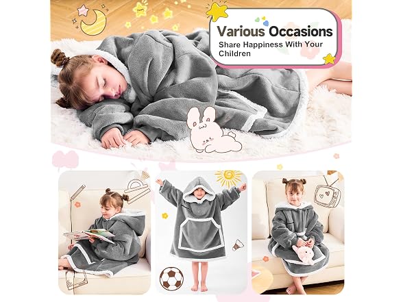 IFNOW W2355 Wearable Blanket Kids5
