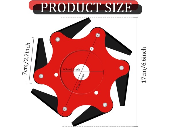 2Pcs 6-Steel Razors Trimmer