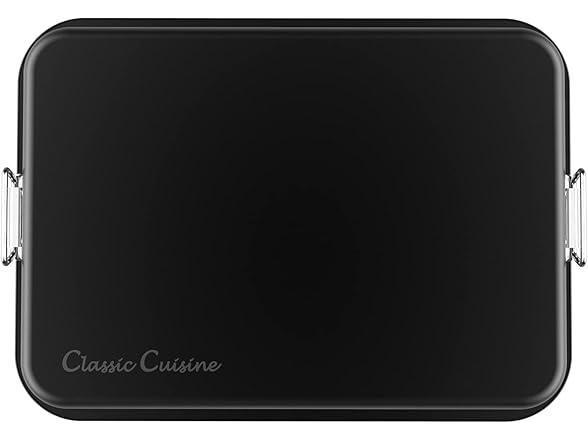 Classic Cuisine Roasting Pan with Angled Rack-Nonstick