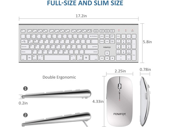 Wireless Keyboard & Mouse Dual System