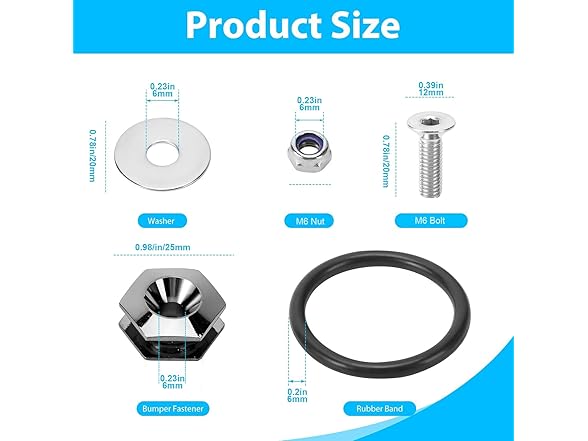 Bumper Quick Release Kit (Dark Black)
