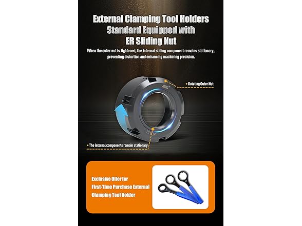 LYXCTECH BMT Driven Tool Holder BMT65 Boring Bar