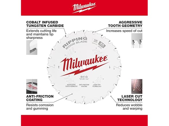 Milwaukee 48-40-1020 10inch 24T Circ Saw