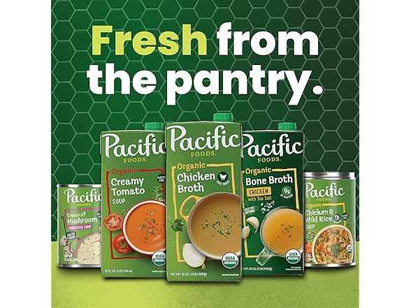 Pacific Foods Organic Creamy Tomato Soup, 32 oz Carton