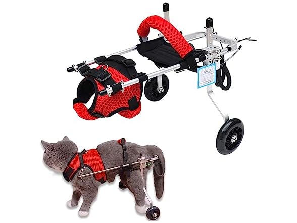 Cat Wheelchair, Newly Upgraded Pet Wheelchair