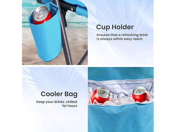 Suptinwear Low Back Beach Chair