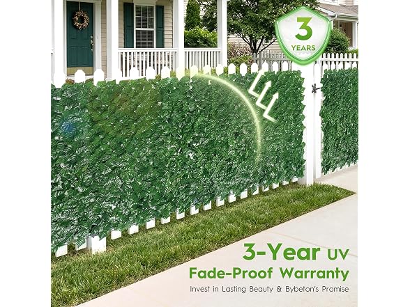 Bybeton Artificial Ivy Privacy Fence