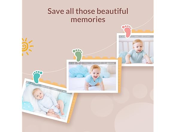 Baby Monitor with Camera and Audio