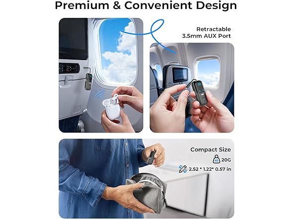 daskmenbo Bluetooth Transmitter Receiver