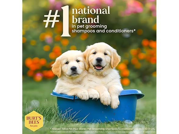 Burt’s Bees for Pets Tear Free Puppy Shampoo & Conditioner