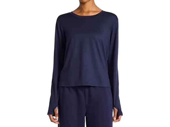 Reebok Women (M) Glow Long Sleeve Crewneck Top