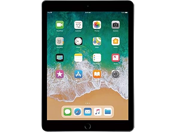 Apple 2017 iPad (9.7-inch, WiFi + Cellular, 32GB) - Space Gray (Renewed) (Open Box)
