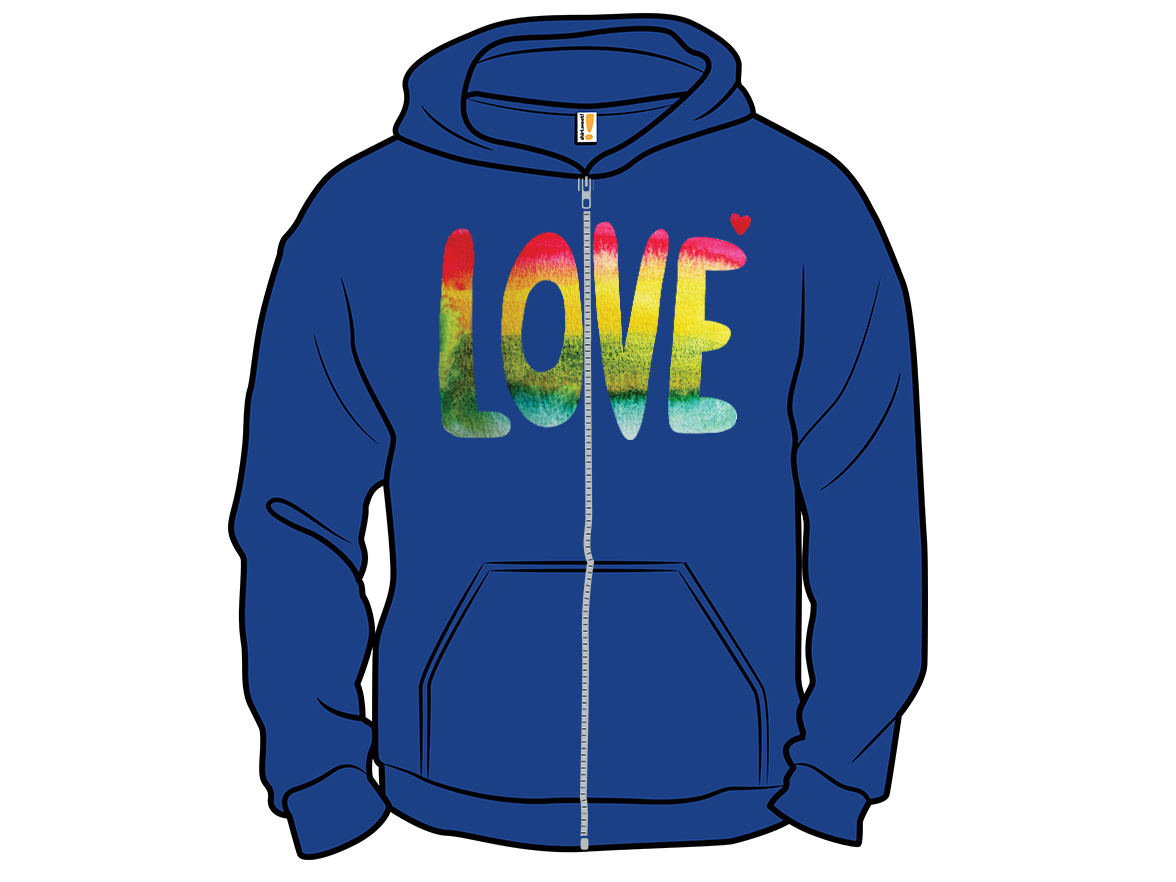 Watercolor Rainbow Love - Gallery 12